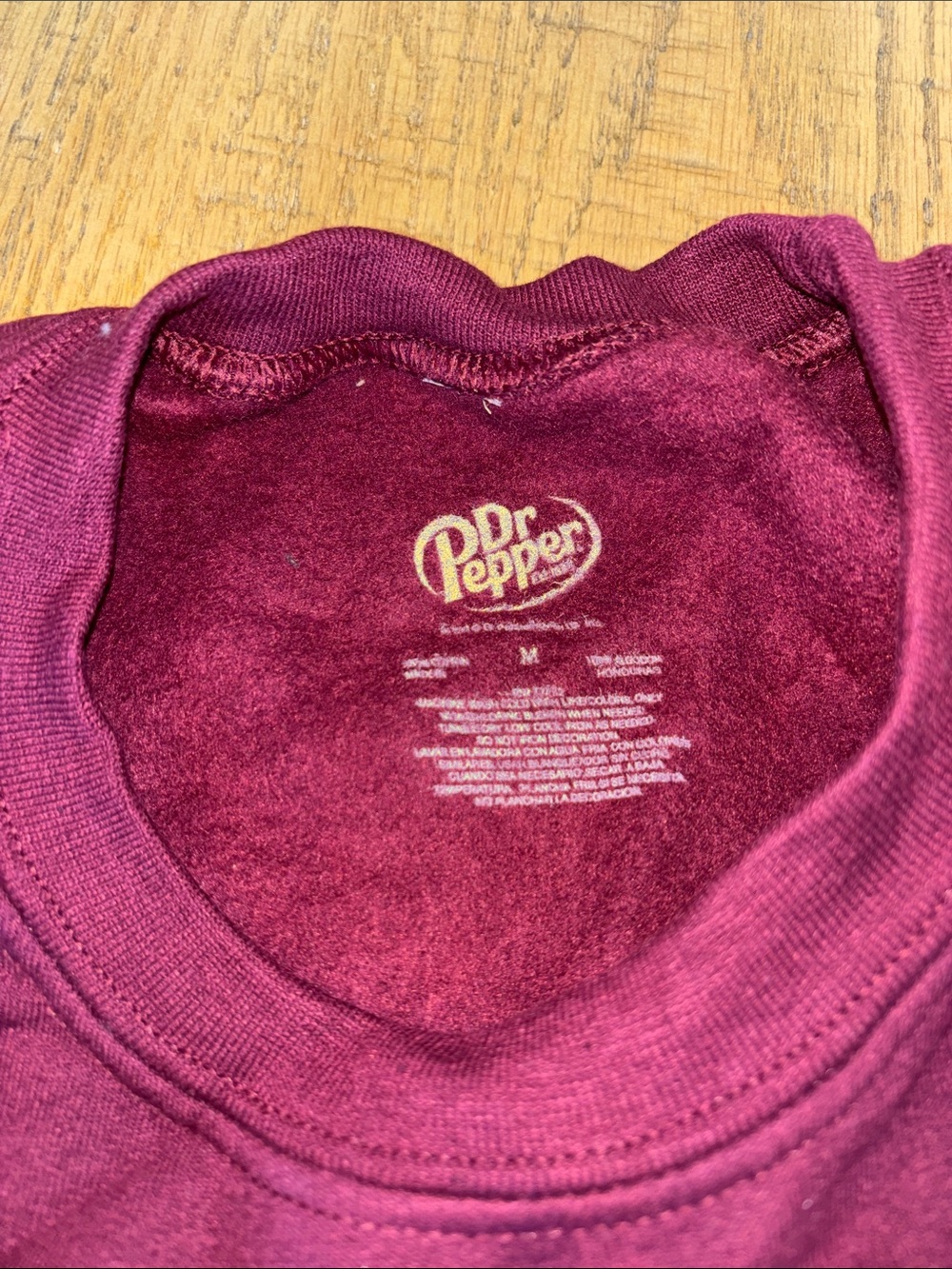 Dr Pepper Sweatshirt Unisex Medium NWOT - Picture 3 of 4